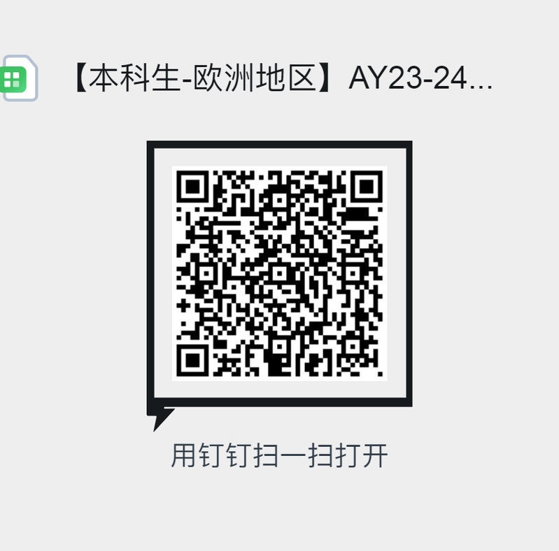 【选拔通知-本科生】（陆续更新）2023-2024学年欧洲高校交流项目